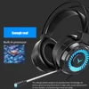 Gamer Headphones med Mic Datormikrofon Gaming USB Wired Headset för Xbox PS4 Game Stereo HiFi Surround Sound G60 Lysous hörlurar