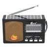 Radio de charge solaire FM AM S1-4 6 bandes BT haut-parleur portable avec lampe de poche prend en charge USB TF lecteur MP3 mini haut-parleur extérieur