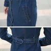 Women Denim Bodycon Dress Fashion Pencil Vestido Autumn Cowboy Office Lady Sexy Ropa Mujer