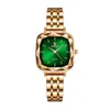 リストウォッチ2022女性のための正方形の時計ファッションクォーツ時計贅沢モントレフェムモダレロジオフェミニノドロップレガロ