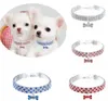 Rhinestone Pet Supplies Dog Cat Collar Crystal Puppy Chihuahua Collar Halsband för små medelstora stora hundar Diamond Smycken Access8044427