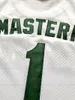 Real Pictures Master P #1 No Limit Retro Maillot de basket-ball blanc pour homme cousu S-2XL