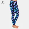 LetSpind New Magic Design Fomens Leggings Banns High Wiast Plus Size Polyester Women Sexy Fitness Leggings 201014