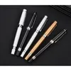 Pimio Picasso Fountain Pen Picasso PS 917 Gold Clip Silver Student Teacher Business Roman Style Presentförpackning Y200709