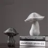 European Style Simulation Mushrooms Yayoi Kusama Novelty Items Wave Point Resin Craftwork Statue Coffee Shop Decoration9432254