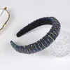 By DHL European And American Fashion Temperament Baroque handmade beaded headband full of diamond sponge3042967