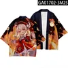 Odzież etniczna Gensshin Impact Raiden Shogun Harajuku Cosplay 3D Print Streetwear Mężczyźni Kobiety Moda Kimono Trójniki Topy Ograniczone Kurtki