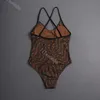 2022 Home Têxtil Halter Swim Sexy Womens Bikini Sexy Wear Feminino Hollow Monokini Preto Banhando Terno Acolchoado Natação Sólida Bodysuit com