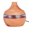300ml Essential Oil Diffuser Ultrasonic humidifier USB Electric Wood Grain Cool Mist Diffusers air purifiers with 7 LED color ligh7906966
