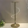 Decoração de festa Crystal Wedding Mesa Central Stand Christmas Event Wallway Road Churge Flower Vase Shelf