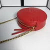 Newbag555 Round äkta LAFP -kedjeväska Dicky0750 Boutique Handbags Mini Leather Sigq
