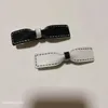 Cadeaux de fête noir et blanc en épingle à cheveux en acrylique pince latérale pinces latérales barrettes pour dames préférées C accessoires de bijoux de coiffure de mode