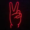 peace sign Night Bar Office Commercial Restaurant Residential Home Decoration 12 V Tow Colors Neon Light