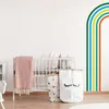 Rainbow Wall Decals Children's Room Kindergarten Removable Stickers PVC Self-Adhesive Wallpaper Decoration Waterproof Peel Stick DIY Art Decor