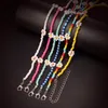 Boho marguerite fleurs perlé collier ras du cou coloré breloque déclaration clavicule colliers pour femmes coréen vacances bijoux