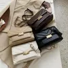 Lock Chain Shoulder Messenger Bag Crossbody PU Leather Women's Designer Handbag Cross Body