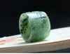 100 Real Jade Handmade Dragon Hetian Green Jade Ring Male et femelle Anneaux d'anneau de jade Anneaux Brand Mens 5917783