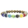 Handmade Natural Stone Energy Bead Strands Charm Bracelets For Women Men Party Club Birthday Decor Yoga Jewelry