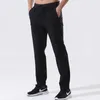 L-003 Mannen Joggingbroek Leisure Joggers met Zakken Trekkoord Tailleband Atletische Yoga Lounge Trainingsbroek Workout Hardloopbroek fitness outfits