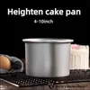 Heig Hened Cake Cake Cake Moule d'anode ANODE LIVE FOND FOOD MOULE À LA MAISON FOUR DE FOUR DE COUVERTURE CYLINDRIQUE CAISSANT BACK BANCHER OUTILS 210702