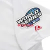 ステッチされたカスタムカートシリング2004ホームホワイトワールドシリーズジャージー追加名前番号野球ジャージ