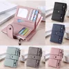 Women Wallet Leather Zip Coin Purse Clutch Handbag Small Mini Card Holder Short Purse Coin ID Credit Card PU Handbag