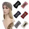 Hair Clips & Barrettes Women Sequin Knitted Hairband Flower Rhinestone Beaded Ear Warmer Wide Head Wrap186J