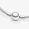 Bijoux de créateurs 925 Bracelet en argent Charm Perle Fit Pandora Moments Mesh Fit Authentique Européenne Dangle Slide Bracelets Perles Style Européen Charms Perlé Murano