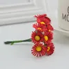 10pcs slik mini daisy bouquet свадебное украшение подделка Gerbera Diy Candy Box Gired Material Material Artificial S Jlltzv