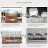 4 teile/los Küche Organizer Lagerung savers Boxen Gewürze Würze Glas Transparente Zucker Salz Flasche Mit Löffel Küche Zubehör a35