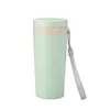 Protection de l'environnement créative Double couche Tumbler Sports Bouteille d'eau de paille de blé 300 ml CCA7138