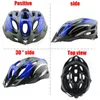 Casques de moto Casque de vélo en plein air Résistant aux chocs Léger Femmes Hommes Protection de sécurité de la tête Vêtements de cyclisme