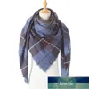 Designer lavorato a maglia primavera inverno donna sciarpa plaid caldo cashmere sciarpe scialli marchio di lusso collo bandana pashmina lady wrap prezzo di fabbrica design esperto qualità