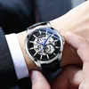 Brand Relógios Mens 2022Hollow Out Mecânica Assista Automático Grande Dial Trend Marca Relógio Masculino