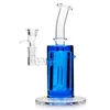 11 inches Glycerin coil bong hookah dab rig with honeycomb bowls Angled Mouthpiece perc somking water pipe