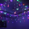 3,5 m papillon LED rideaux lumières guirlande de Noël LED chaîne fée lumières pour vacances fête de mariage maison année décoration 211109