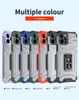 Klare magnetische Ringhalterhüllen für iPhone 14 Pro Max 13 12 Samsung Galaxy A13 S22 Ultra Plus Hybrid Kickstand stoßfeste Handyhüllen