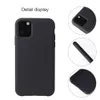 Em estoque macio silicone casos de telefone à prova de choque para iphone 6 7 8 11 12 xs xr x pro mais cor sólida líquida tpu resistente à água tampa traseira