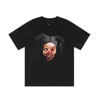 디자이너 조인트 vlones 악마 v 남성 T 셔츠 인쇄 높은 거리 패션 브랜드 느슨한 캐주얼 여자 힙합 반팔 셔츠 S-XL