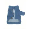 Denim Pet Jacket Clothes Outdoor Sport Dogs Coat Sweatshirts Dog Apparel Teddy Schnauzer Bulldog Puppy Clothing218t