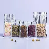 Small Big Sizes Aluminum Foil bag Clear for Zip Resealable Plastic Retail Lock Packaging packing ZipperLock Mylar Bags Package Pouch Self Seal package