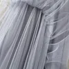 TIGENA jupes longues en Tulle femmes été élastique taille haute maille Tutu jupe plissée femme noir blanc gris Maxi jupe 210306
