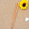 Reusable Handmade Chopsticks Japanese Natural Wood Beech Chopsticks Sushi Food Tools Child Learn Using Chopsticks 18cm