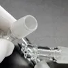 Accessorio per vaporizzatore Adattatore per vetro aromatico Tubi per narghilè Strumento trasparente 14mm 18mm Due modelli per vaporizzatori Pinnacle (Pro) o narghilè Water Bubbler Bong