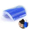 Gato Canto Escova Longa Cabelo Squeado Massagem Massagem Scratch Scratch Com Confortável auto grooming escova de escova de mão de mão brinquedo gatos com catnip yl0223