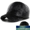 Зима Мужчины Открытый Искусственный мех Bomber шляпах с Earmuff Plus Velvet Теплое Зимние шапки средневозрастных Утолщенные Snow Day Snapback Hat L5 завода экспертном цена дизайна качества