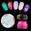 NAP016 Nail Art Stamper com dois silicone Cabeça claro para pregos Impressão Estampando Polonês Design Personalizado Manicure Stamp Ferramentas