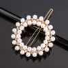 Crown Star Heart Triangle Circle Hairpin Hairlas Barrettes Gold Pearl Hair Clip