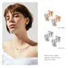 Stud Earring For Women 27 Style Classic Cubic Zirconia Wedding Rose Gold Color & Silver Color Fashion Jewelry E035