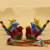Keramisk vatten fågel whistle vatten ocarina sång nyhet objekt heminredning barn leksaker gåva jul fest favor t2i52704